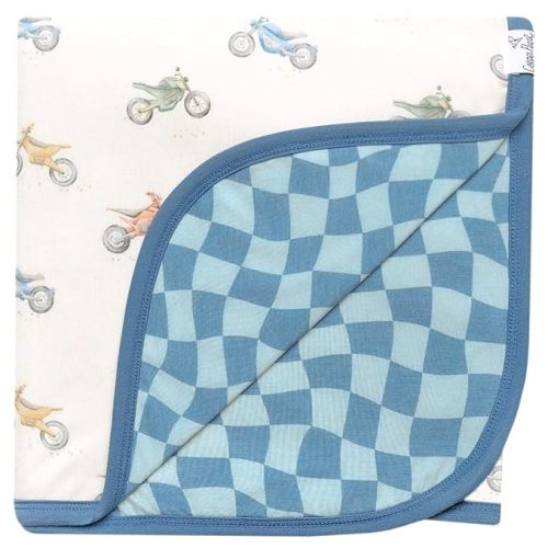 Copper Pearl Large Premium Knit Baby 3 Layer Stretchy Quilt Blanket Ryder