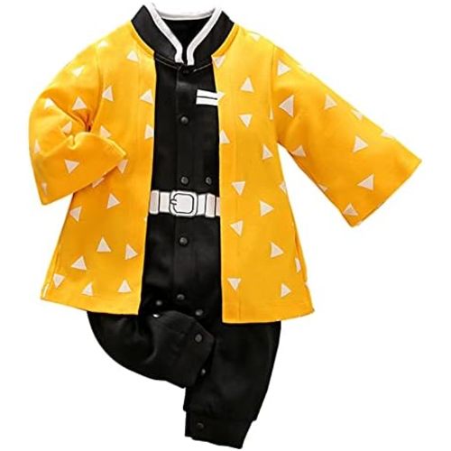 Newborn Baby Jumpsuit Long Sleeve Cute Cartoon Anime Jumpsuit Toddler Cosplay Clothes Jumpsuit Set