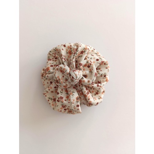 Organic Cotton Floral Turban, Baby to Adult Headwrap
