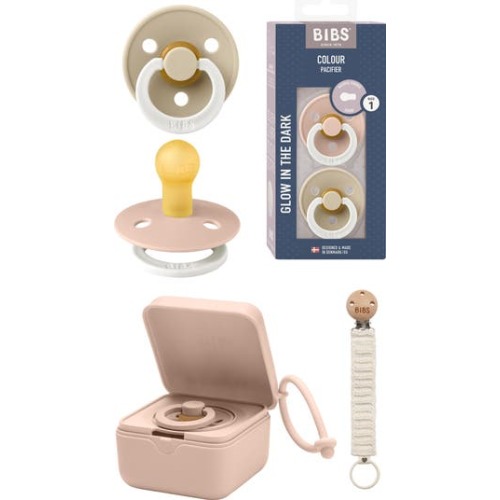 Pacifer, Pacifier Box & Pacifier Clip Set