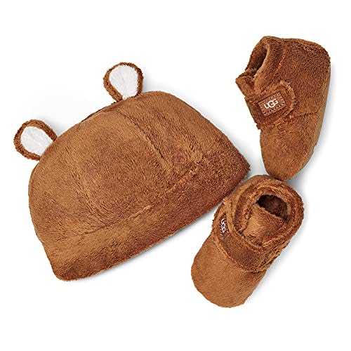UGG Unisex-Baby Bixbee Bootie and Beanie Gift Set