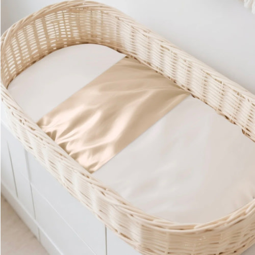 100% Mulberry Silk Sleeve For Crib & Bassinet