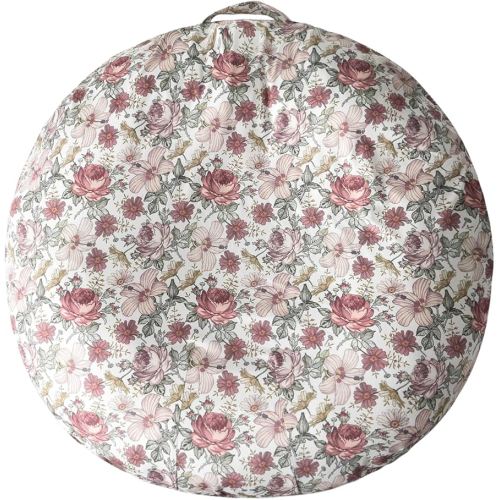 Little Jump Western Wild Flowers Newborn Lounger Cover, Removable Ultra Soft Comfortable Slipcover for Infant Lounger Pillow(Vintage Floral)