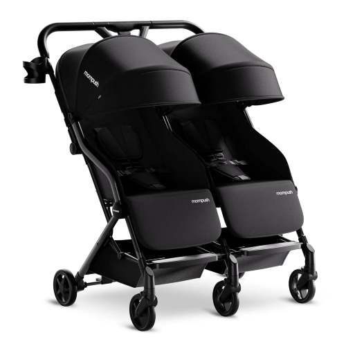 Mompush Lithe X2 Lightweight Double Stroller - Black
