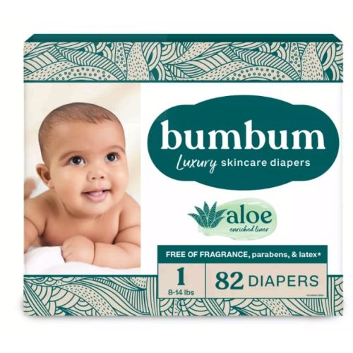 Bum-Bum Luxury Fragrance-Free Disposable Diapers - (Select Size and Count) (Size-1)
