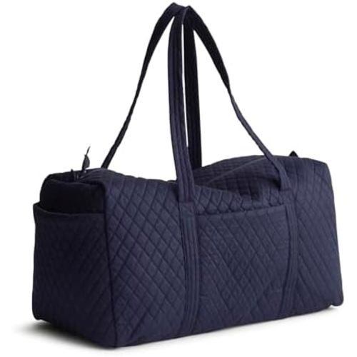 Vera Bradley Women's Large Original Duffel Bag-Premium Cotton Travel