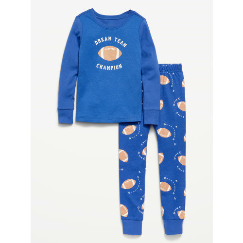 Printed Snug-Fit Pajama Set for Toddler & Baby