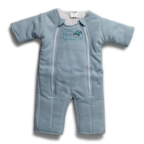 Baby Merlin's Microfleece Magic Sleepsuit - Blue- 6-9 Months