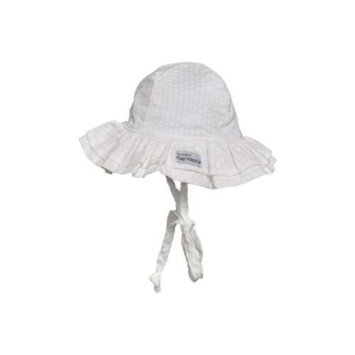 Baby UPF 50+ Double Ruffle UV Blocking Sun Hat, Small