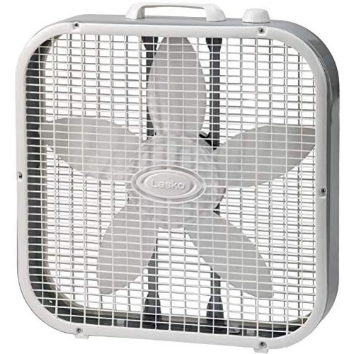 Lasko Air Circulating Box Fan 20 INCH, White
