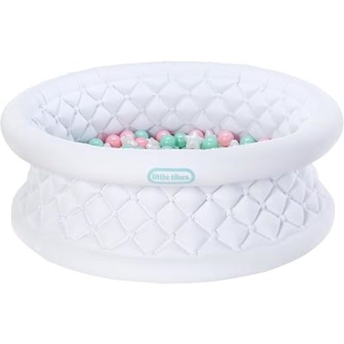 Little Tikes Sweet Spaces Inflatable Ball Pit w/ 250 Balls, Sensory Play, Indoors and Outdoors, Boys and Girls Ages 12 Months +