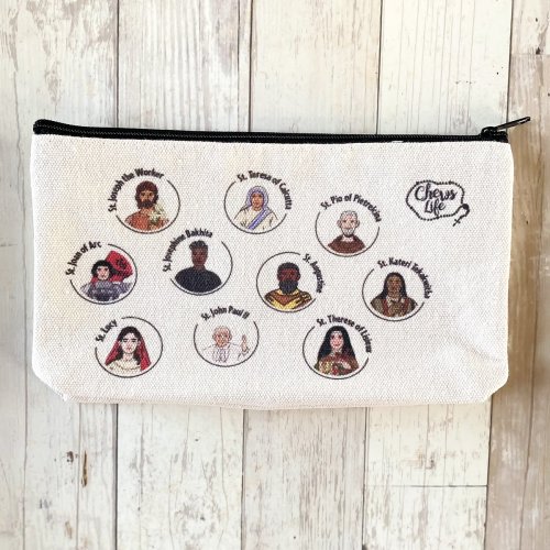 NEW Saint Canvas Zip Pouch