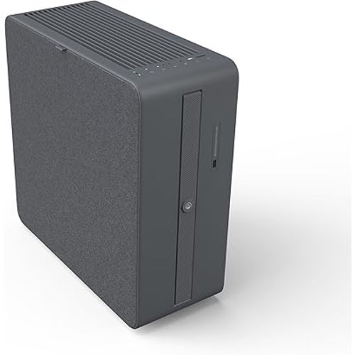 Airthings Renew - smart air purifier ideal for bedroom and baby room with HEPA-13 & charcoal filters - Portable with PM sensor and filters for allergies, dust removal, pet hair, smoke