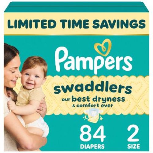 Pampers Swaddlers Sensitive Disposable Diapers - Size 2 - 84ct