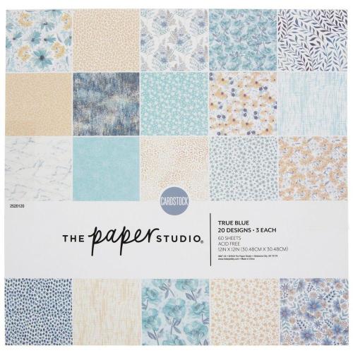 True Blue Cardstock Paper Pack
