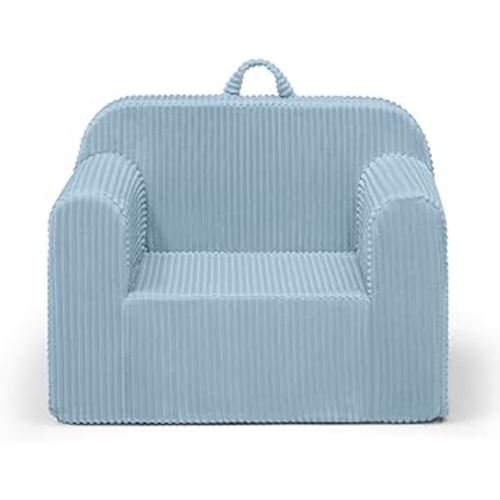 Delta Children Cozee Corduroy Foam Chair, Blue
