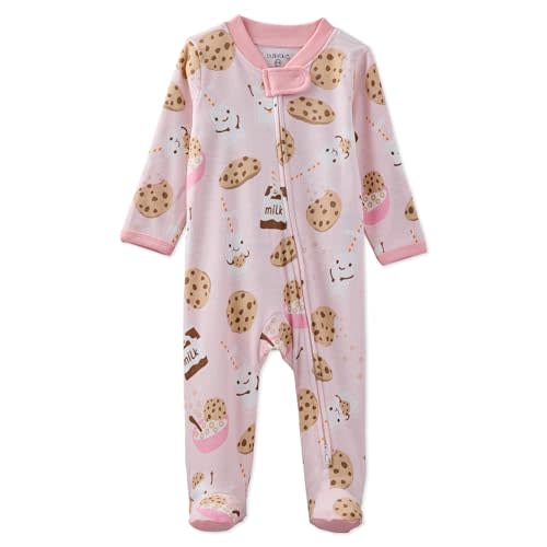 Butterblu Scout Sleep & Play 100% Organic Cotton Footed Zip Front Sleeper Pajamas for Baby Boys, Girls, Unisex