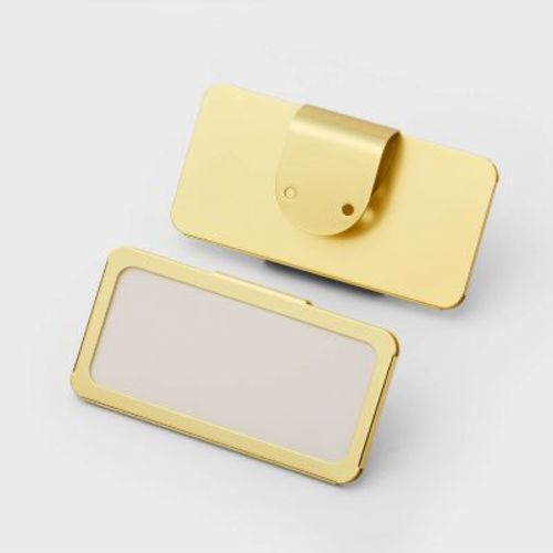 Small Bin Labels 3pk Gold - Brightroom™