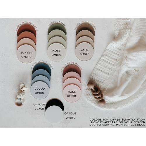 4" Monthly Milestone Markers  | Name Plate, Hello World, Bump Update - Acrylic Disc Ombre, Baby's First Year, Shower Gift, Baby Boy/Girl