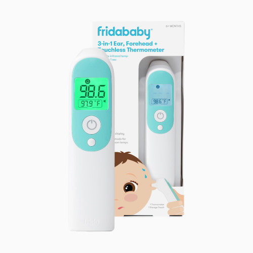 Frida Baby 3-in-1 Ear, Forehead + Touchless Infrared Thermometer