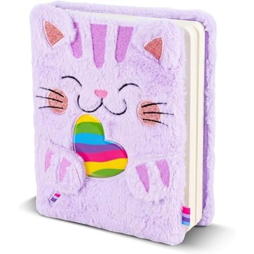 VOTUM Sketch Book: Personalized Artist Sketchbook: Sketching, Drawing and Creative Doodling. Notebook and Sketchbook to Draw and Journal with Stickers and Pens (Cat)