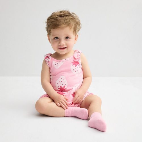 Baby Girl Carter's Strawberry Sleeveless Romper
