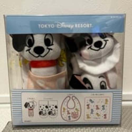 New 101 Dalmatians Baby Gift Disney Resort Bib Rattle