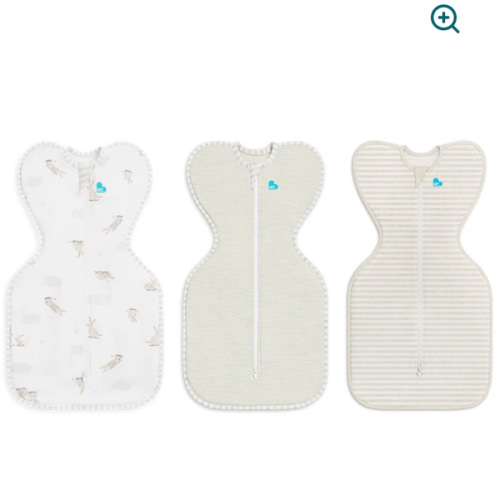 Swaddle Up™ Starter Pack 1.0 TOG Cotton Sand Cloud Bunnies