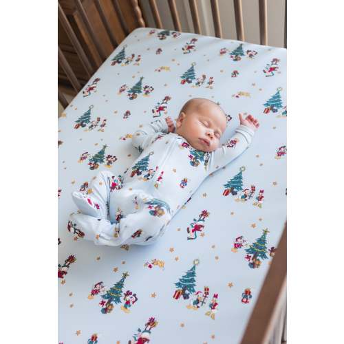 Zippered Footie in Mickey & Friends Christmas