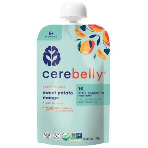 Cerebelly Organic Sweet Potato and Mango Baby Food Pouch - 4oz