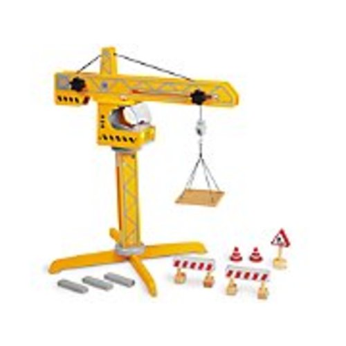 Real-Working Construction Crane