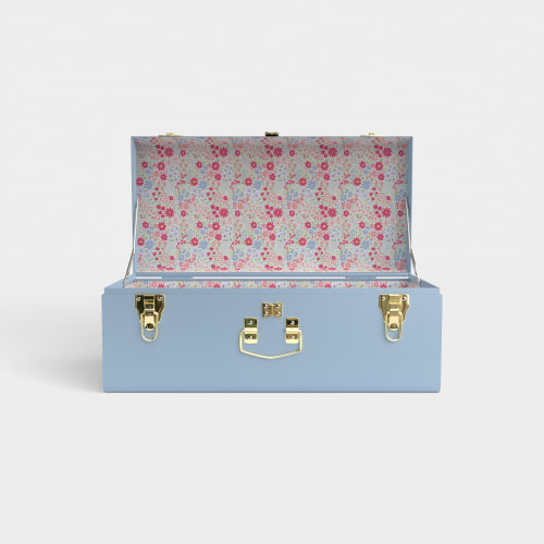 Petite Trunk - Light Blue - Petal Pop / Embroidery