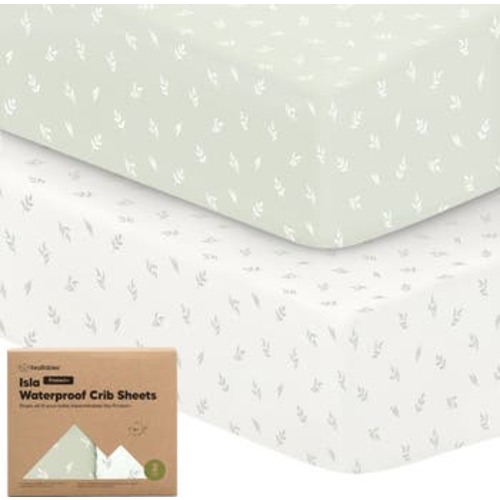 2-Pack Isla [Protect+] Waterproof Crib Sheets