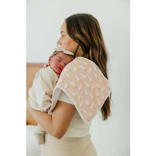 Copper Pearl Goosie Burp Cloths