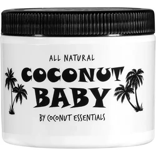Coconut Essentials COCONUT BABY Oil, Natural & Organic Moisturizer for Newborn Sensitive Skin, Eczema & Psoriasis Relief, Hair Oil for Cradle Cap Treatment, Unscented, Sunflower & Grape Seed 8 fl oz