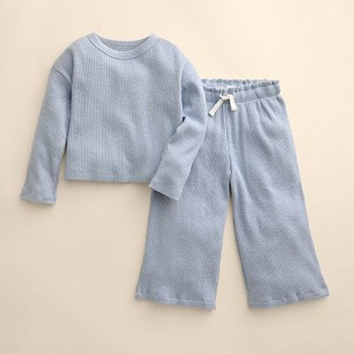 Baby & Toddler Little Co. by Lauren Conrad 2-Piece Long Sleeve Top & Wide Leg Pants Set