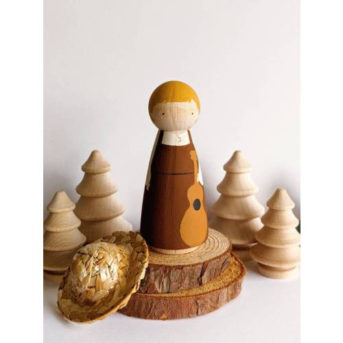 Sound of Music Maria Von Trapp wooden figure/ornament