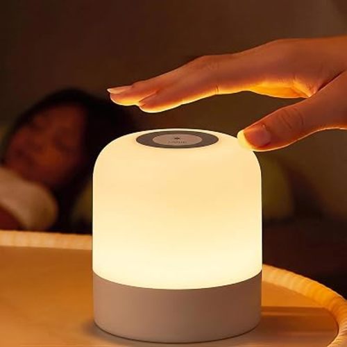 Baby Night Light, 3 Colors Egg Light for Nursery, Small Bedside Lamp