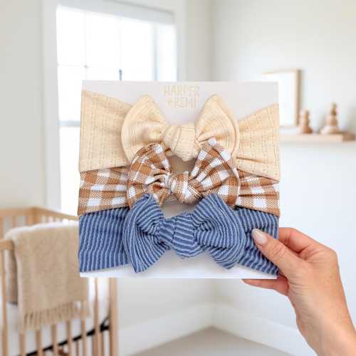 Boardwalk Babe | Summer Baby Bow Bundle