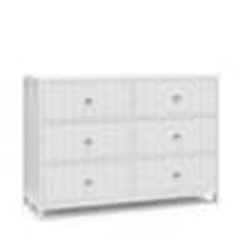 Graco Teddi White 6-Drawer 51.37 in Wide Dresser 03716-501