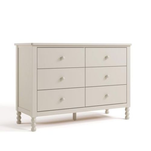 Storkcraft Rio 6 Drawer Dresser Frosted Oat