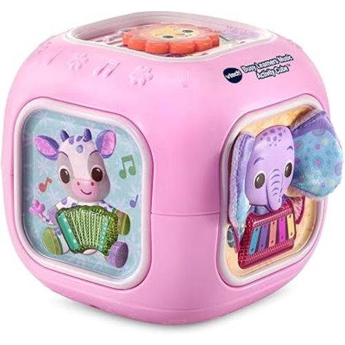 VTech Baby Busy Learners Music Activity Cube, Pink