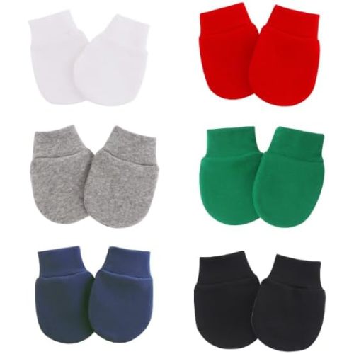 Baby Mittens No Scratch Mittens Infant Soft Gloves Mittens for 0-6 Months Boys Girls