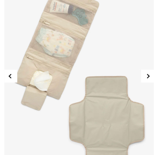 Diaper Changing Pad Organizer - BLACK