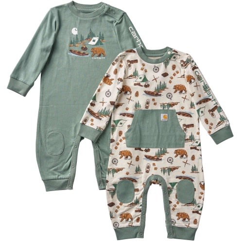 Girls' 2-Piece Long Sleeve Outdoor Coverall Set (Baby)