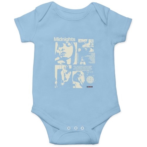 Black 12M Midnights Album 2023 Comfort Colors Onesies, Taylor Midnight Music