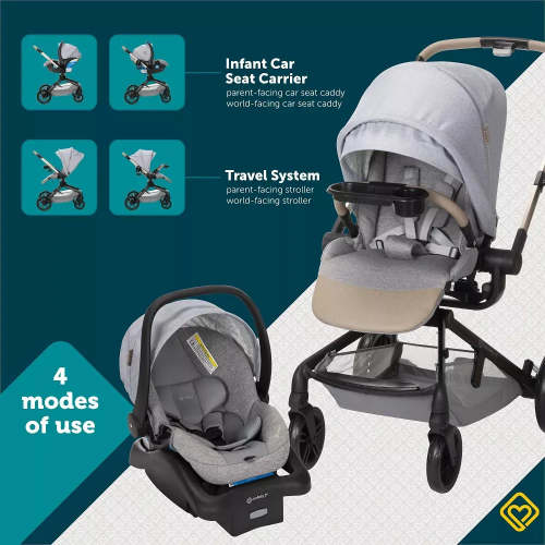 360 Rotating Modular Travel System - French Gray