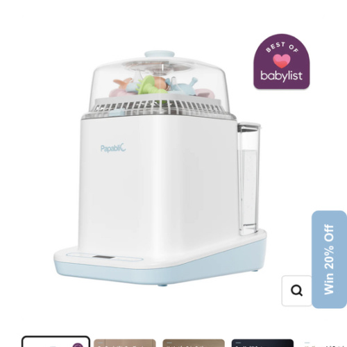 Baby Bottle Washer Sterilizer and Dryer All in One Bottle Cleaner