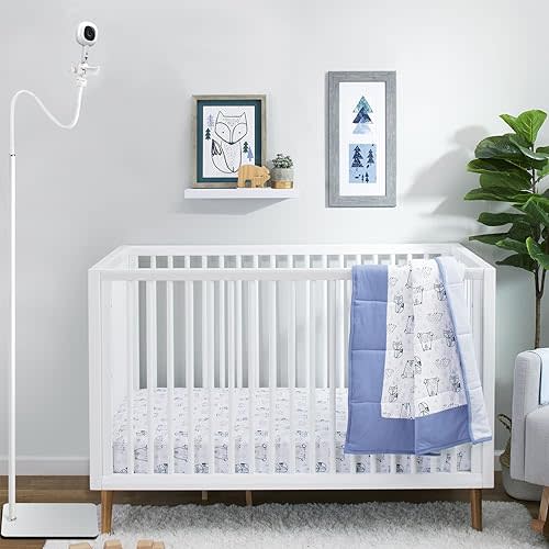 iTODOS Baby Monitor Floor Stand Holder Mount Compatible with HelloBaby HB6550/6560,Infant Optics DXR-8 Pro,Nanit Pro & Flex Stand,VTech VM819/VM901,Momcozy,Owlet,eufy,Motorola