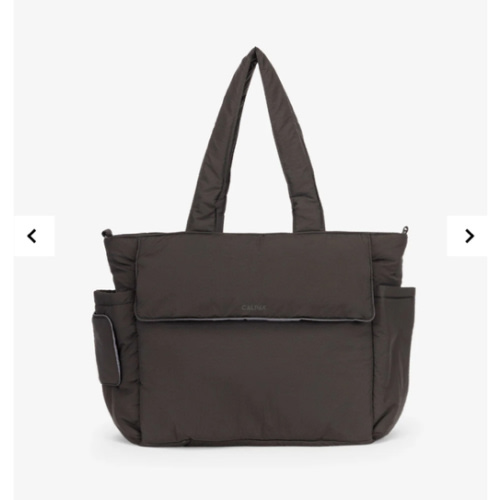 Diaper Tote Bag with Laptop Sleeve - BLACK